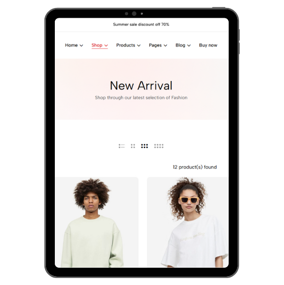 website hero
